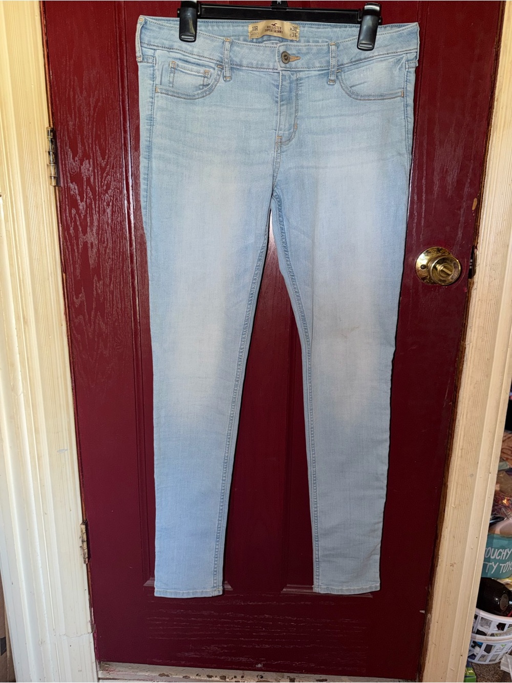 Hollister Pale Blue Skinny Jeans for Women